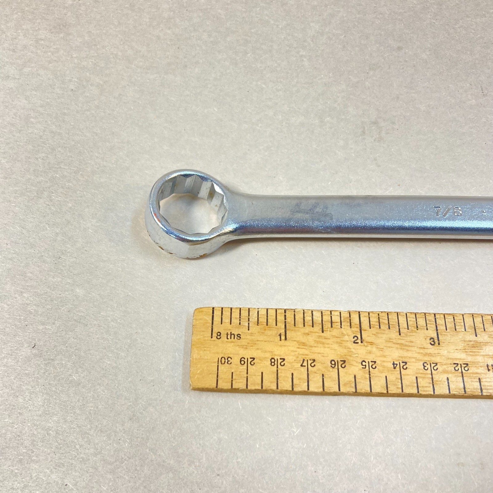 Proto Box End Wrench 7/8″-13/16″ 12 Point Long Reach SAE #1140 USA
