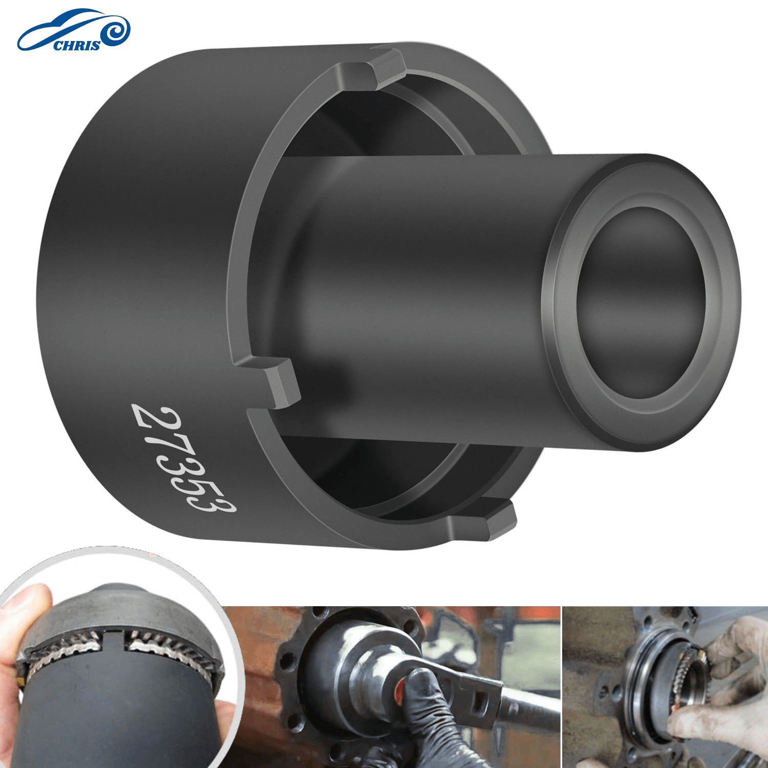 27353 Rear Axle Nut Socket Wrench For Ford F-250, F-350, F-450 Super Duty Truck