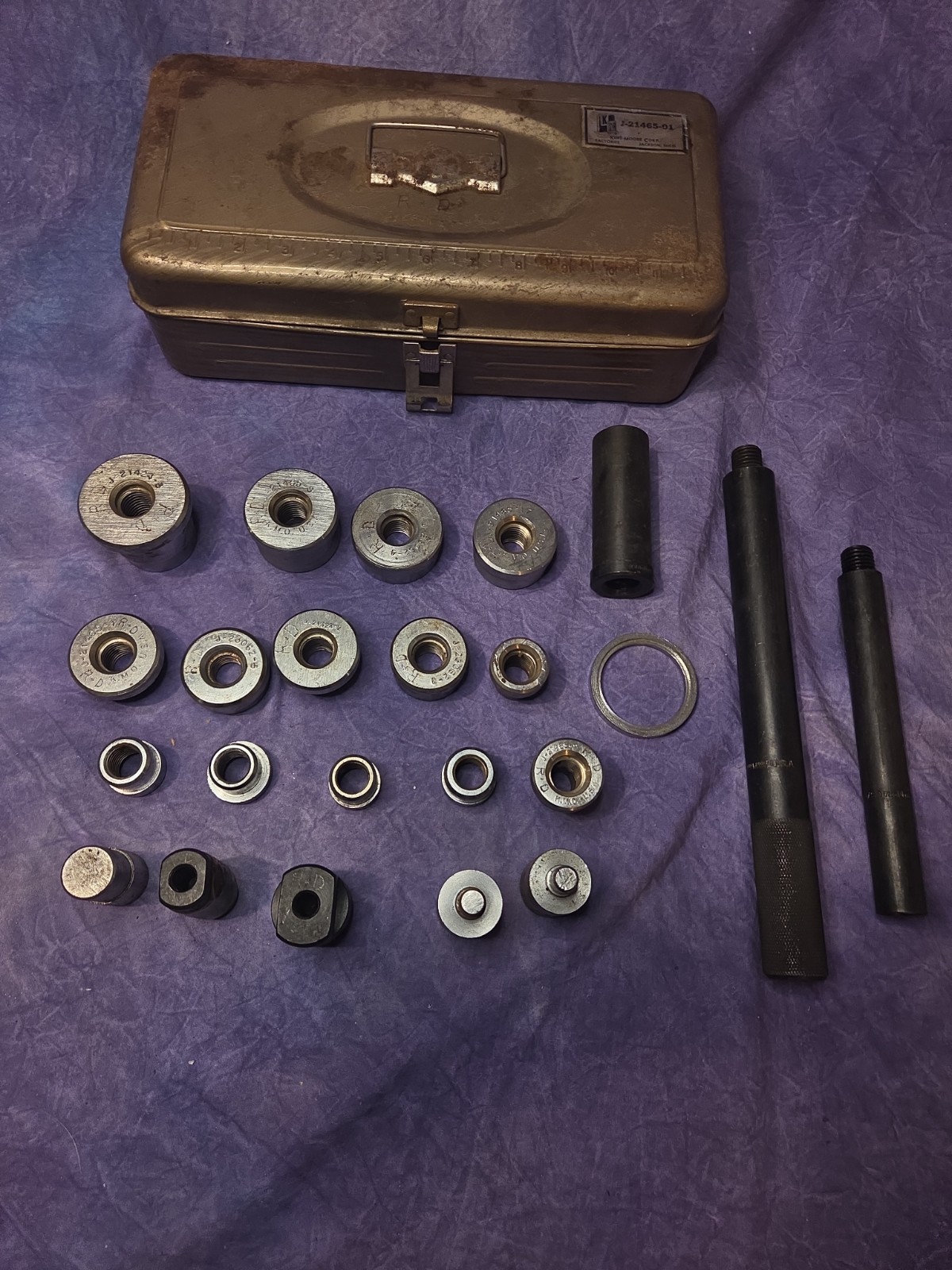 Kent-Moore LOT OF 24 PIECES J-8592 J-21424 J-21465 J-23062 Transmission Bushing