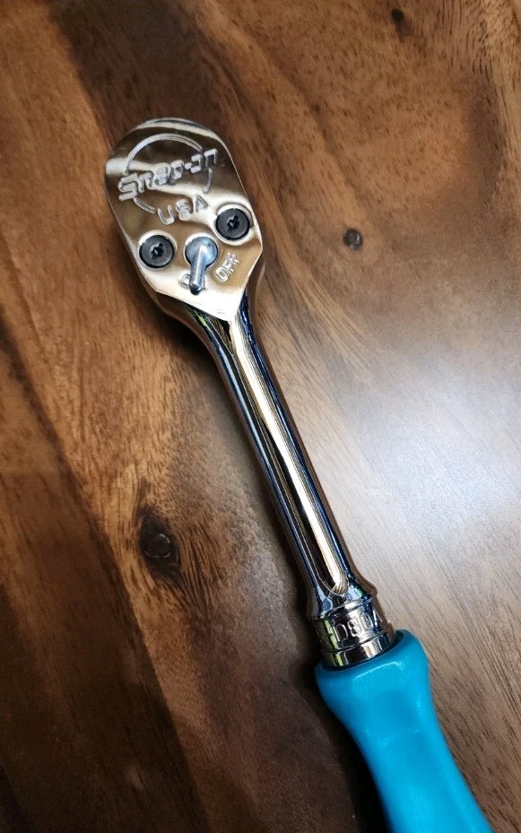 *NEW* Snap On Tools SHD80 1/2″ Dr TEAL Hard Handle Ratchet