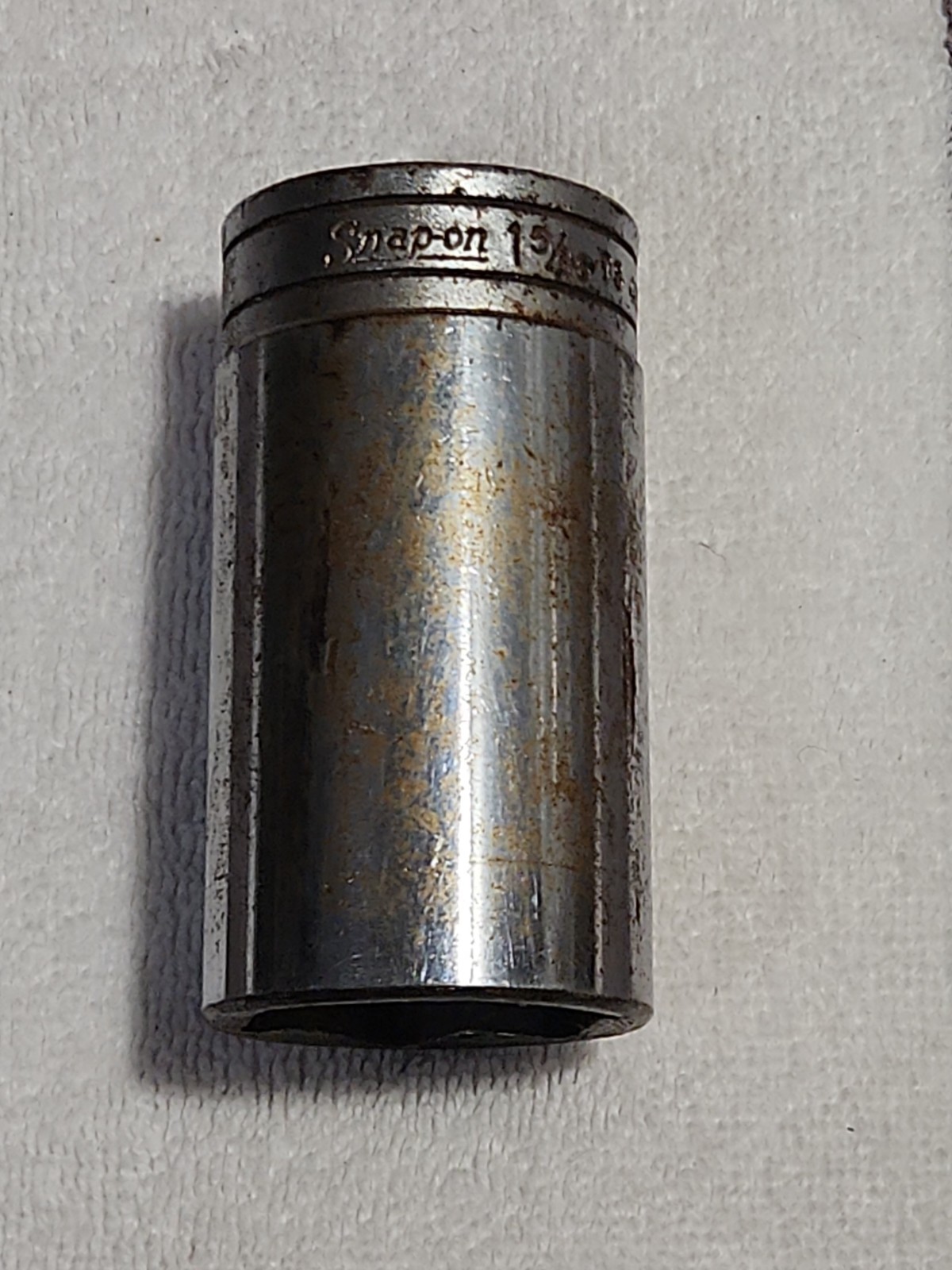 Snap-On Deep Socket 1-5/16″ TS421 1/2″ Drive 6 Pt Tool USA OLD
