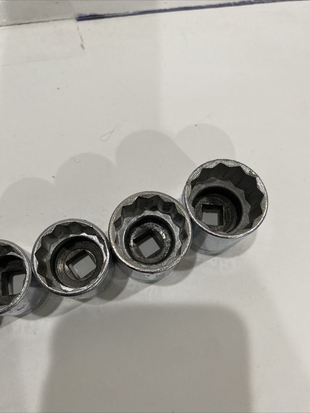 WILLIAMS B Series. 14 Socket Lot 12 Points. 1″ 15/16 7/8 13/16 3/4 11/16 5/8 1/2