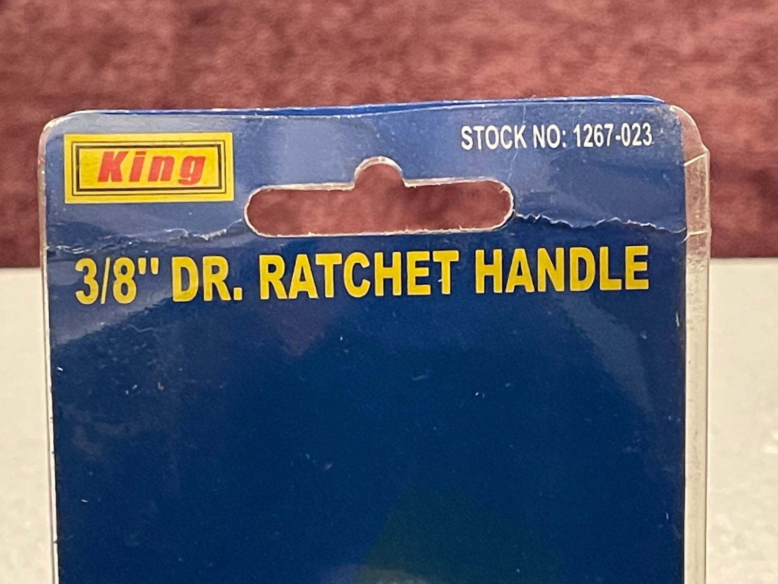King Rubber Handle 3/8 inch Drive Ratchet 7.5″ Length