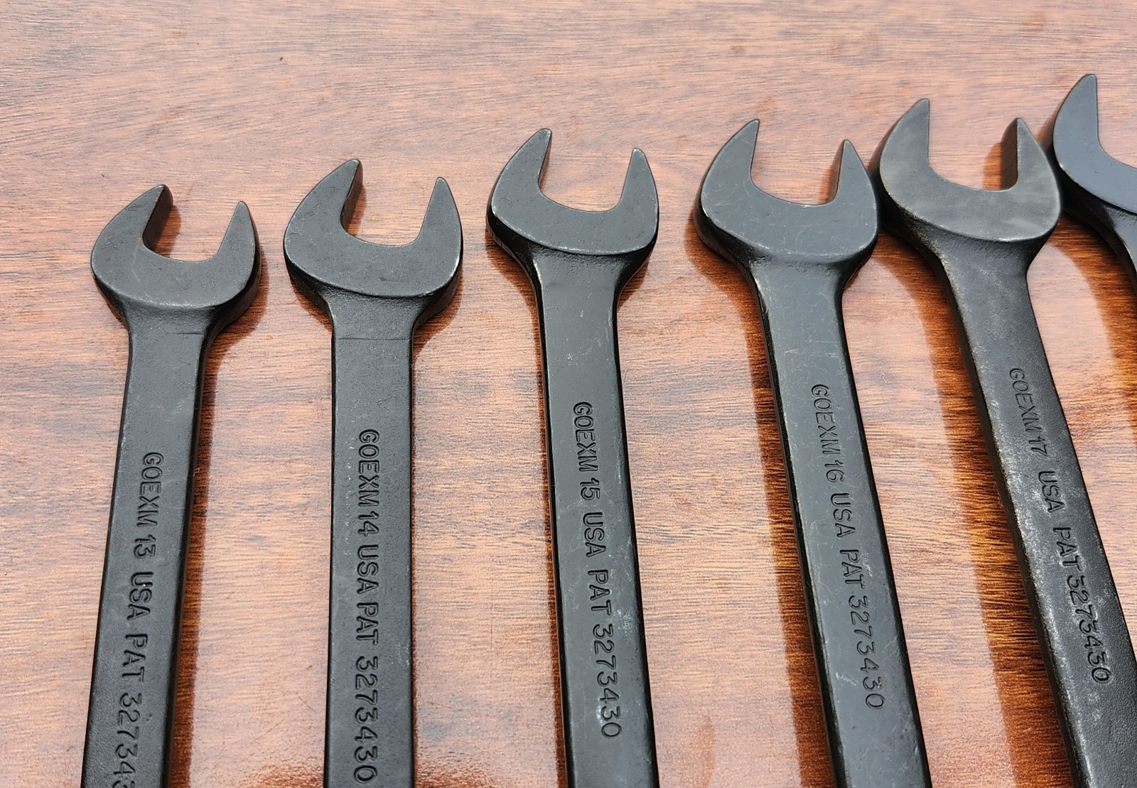 SNAP-ON GOEXM Black Metric Short Comb. Wrench Set 6-19mm USA MISSING 10 11 12