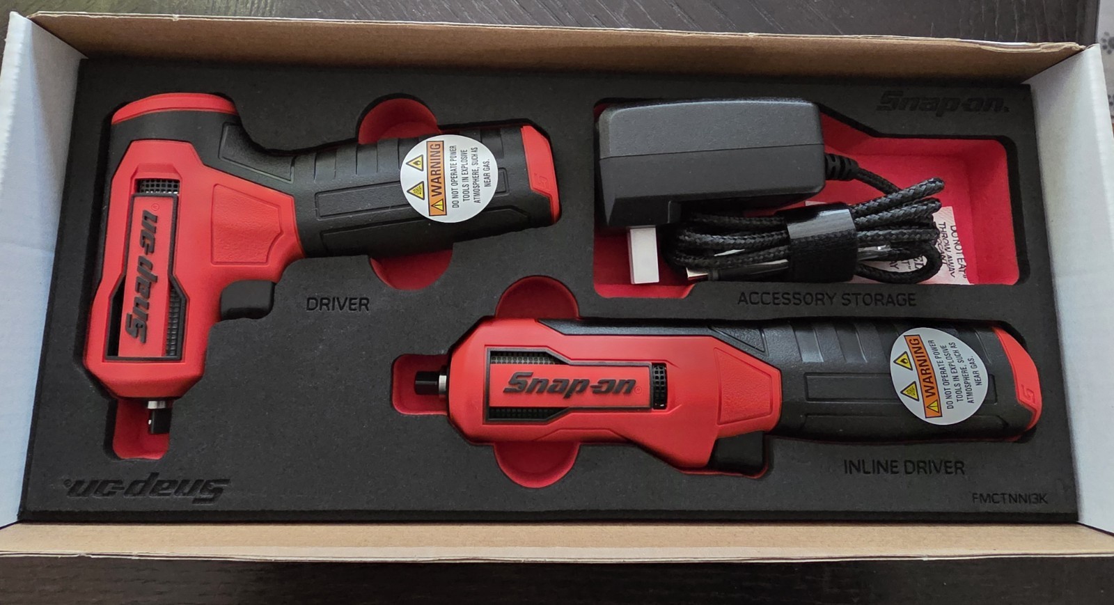 Snap On Tools CTNN13KF Nano/Axcess Tool Kit Red Foam New 1/4drive 2pc
