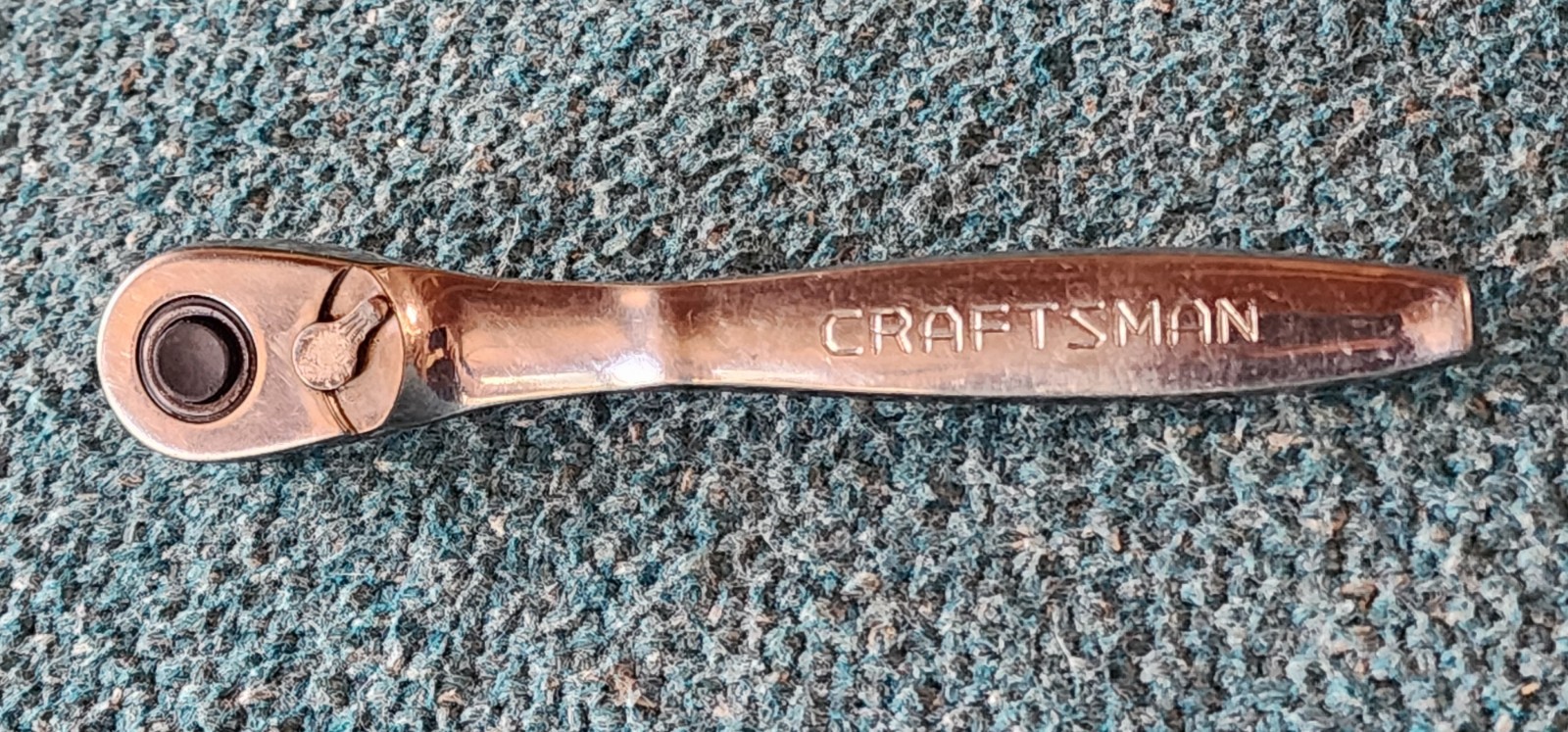 Vintage Craftsman USA, 1/4″ Drive Thin Profile Ratchet 84-Tooth -VV- 44994. Used