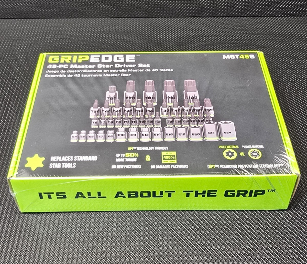 GRIP EDGE 45-PC Master R.P.T Driver Set MST45s E-star Security Star Bit GRIPEDGE