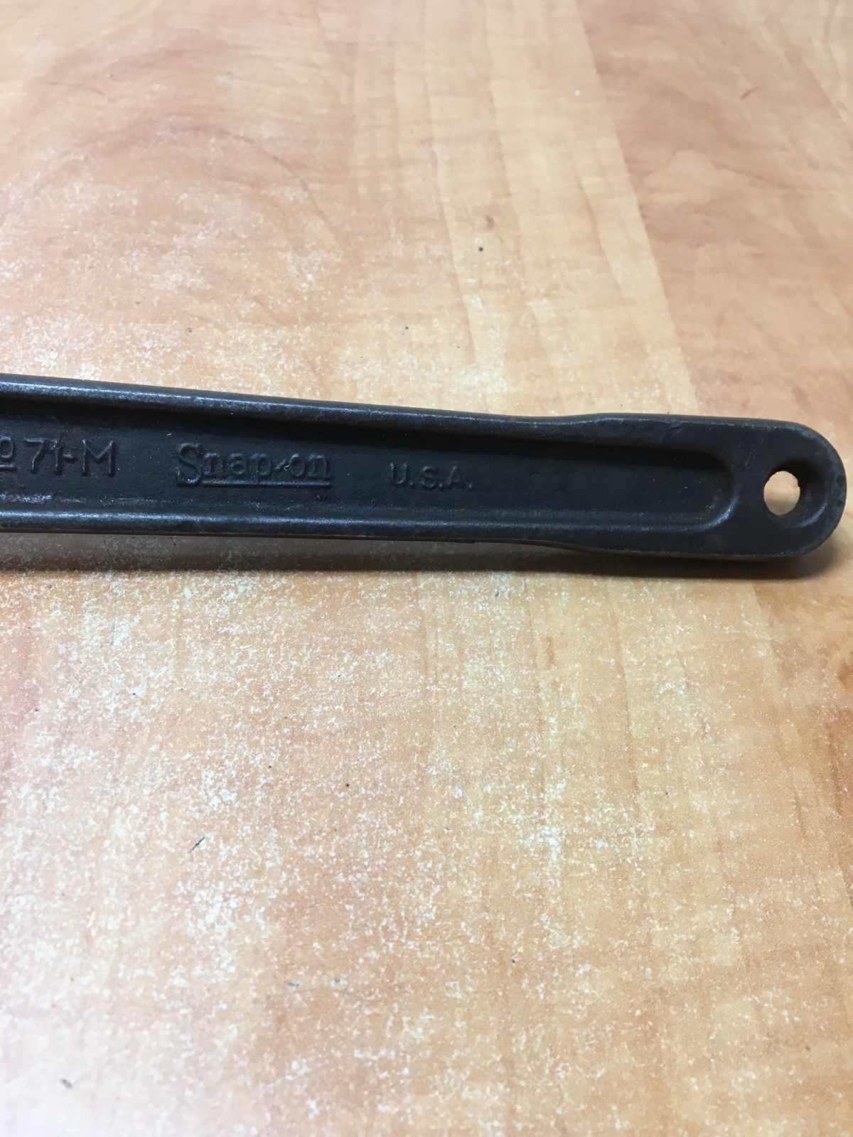 Vintage SNAP ON No-71-M 1/2″ Drive Ratchet PAT. 1854513 WORKING BUT READ