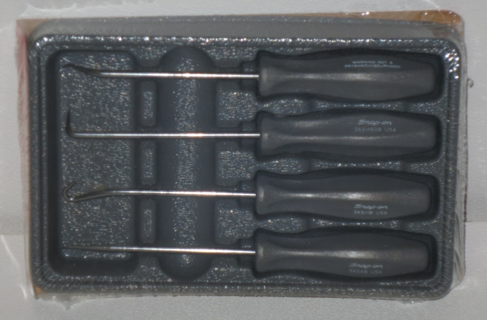 NEW! Snap-on Pick Set ASA204BDT *TITANIUM HARD HANDLES* SILVER, NEW & SEALED!