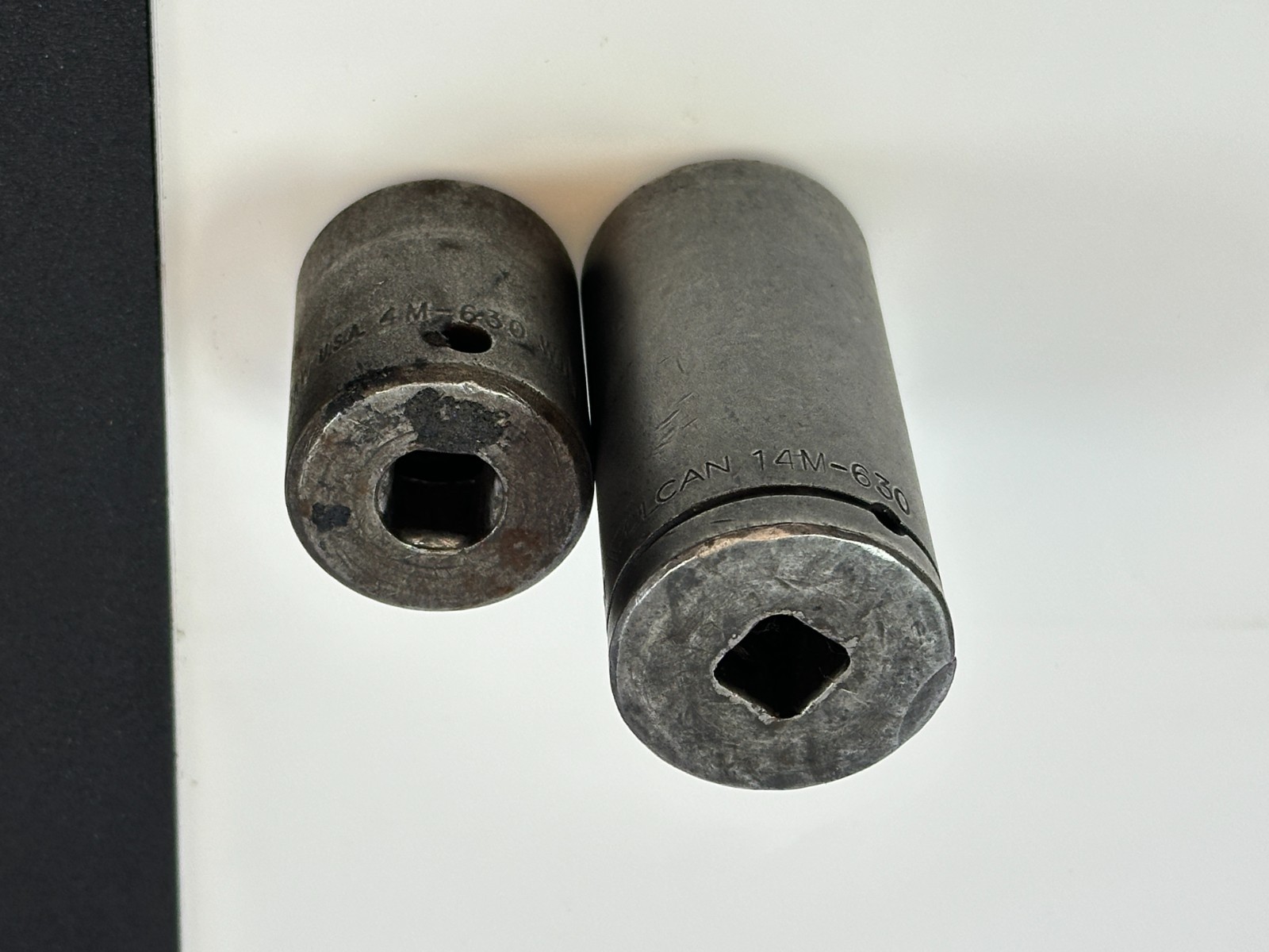 🇺🇸 2pc 30mm 6-Point Impact Socket Pair Lot, Vulcan 14M-630 & Williams 4M-630