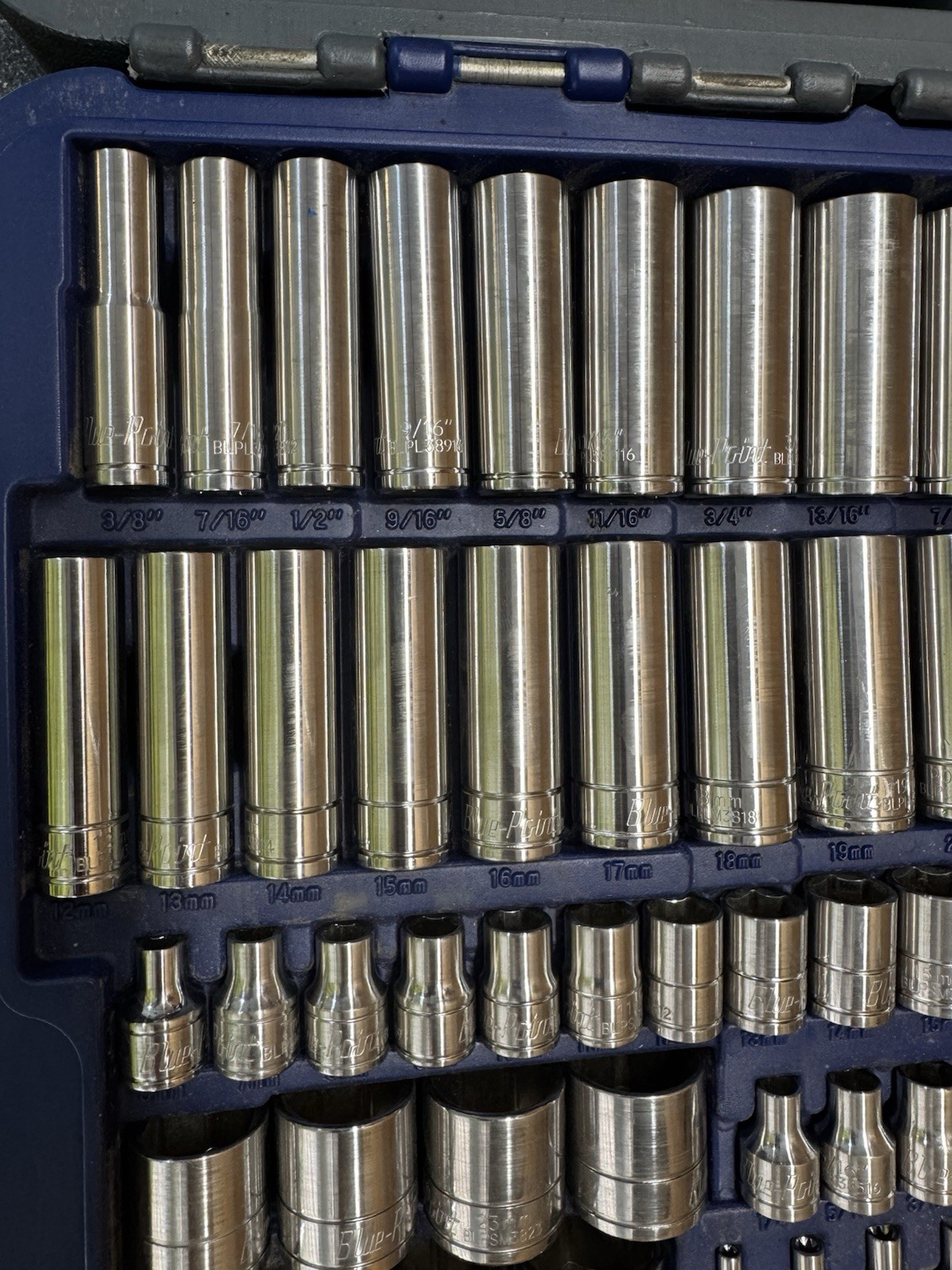 Blue Point BLPGSSC155 155 pc Combination Drive SAE / Metric General Service Set
