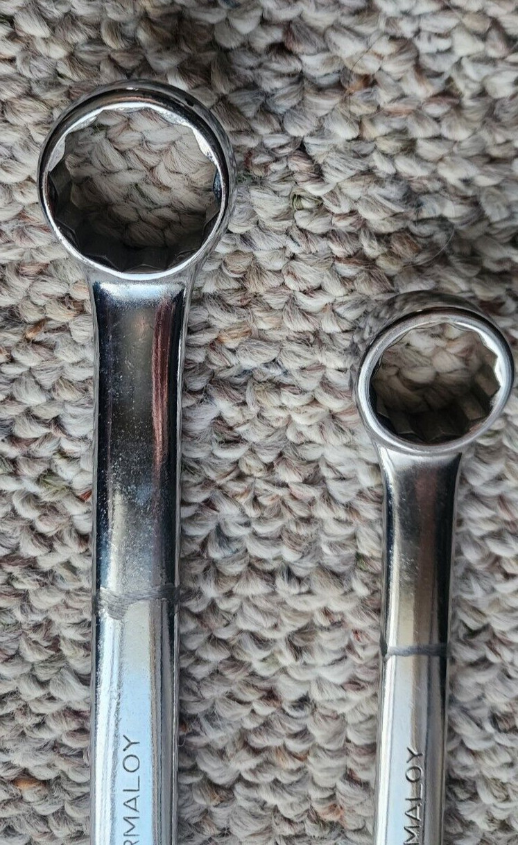 2 – Armstrong Tools 25-128 & 25-232 – 7/8 & 1 in Long Combo Wrenches 12 Point