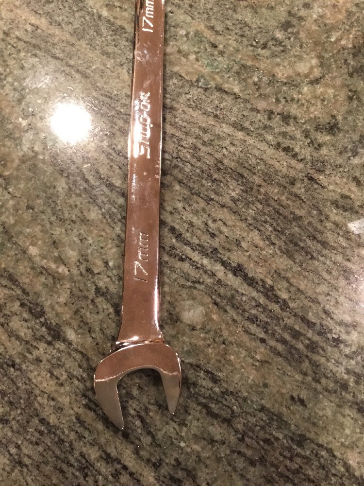 Snap On oexm170b 17mm open end 12 point combination wrench new