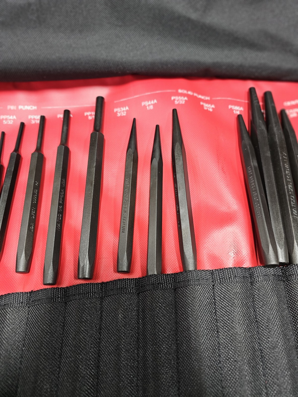 MATCO SPL25KA2, 25 PIECE MASTER PUNCH AND CHISEL SET, NEW OPEN BOX,FREE SHIPPING