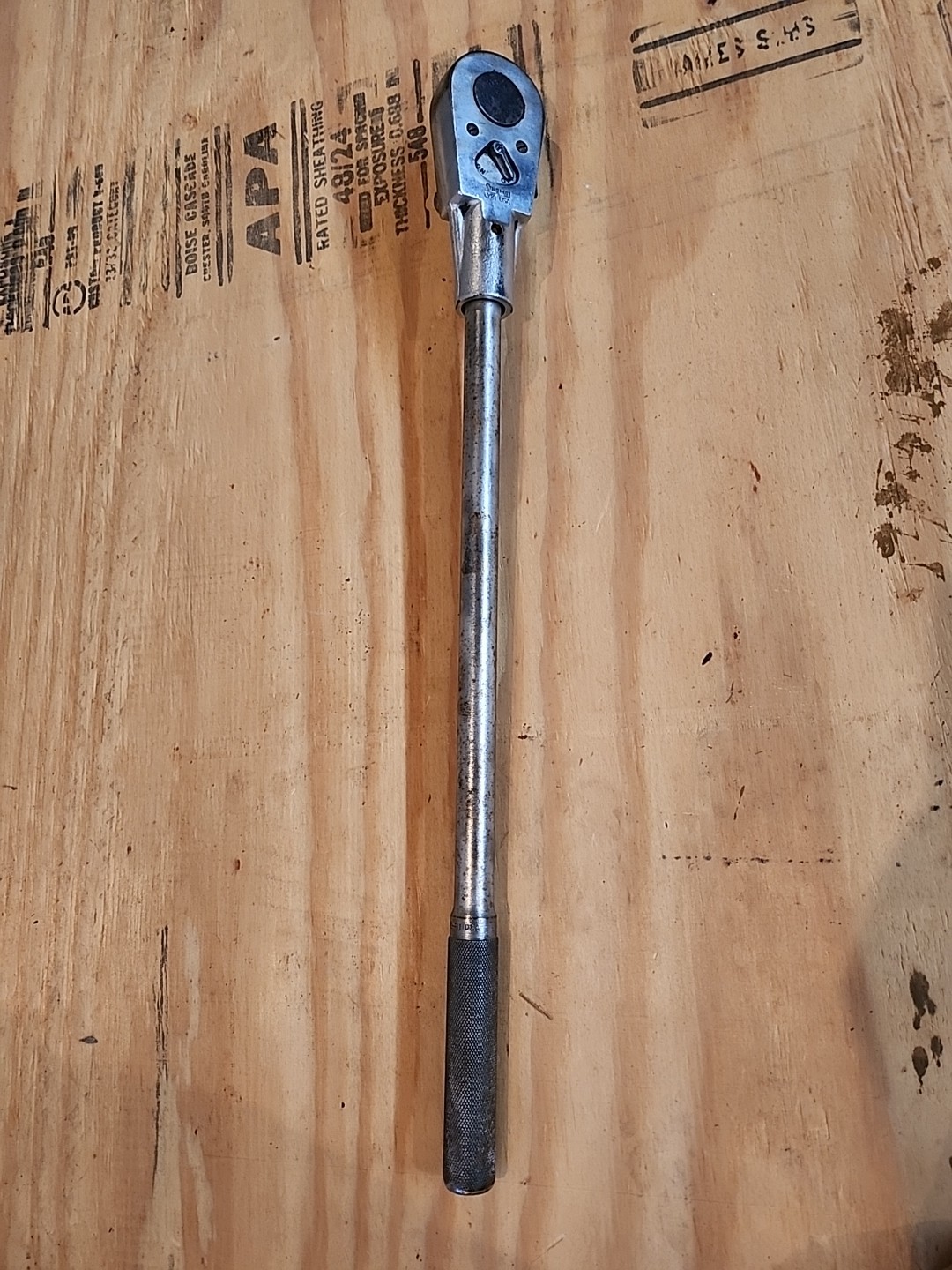 2 Pieces Snap-on Ratchet W/ 20″ Handle & Breaker Bar Head L72T L-72-RJ