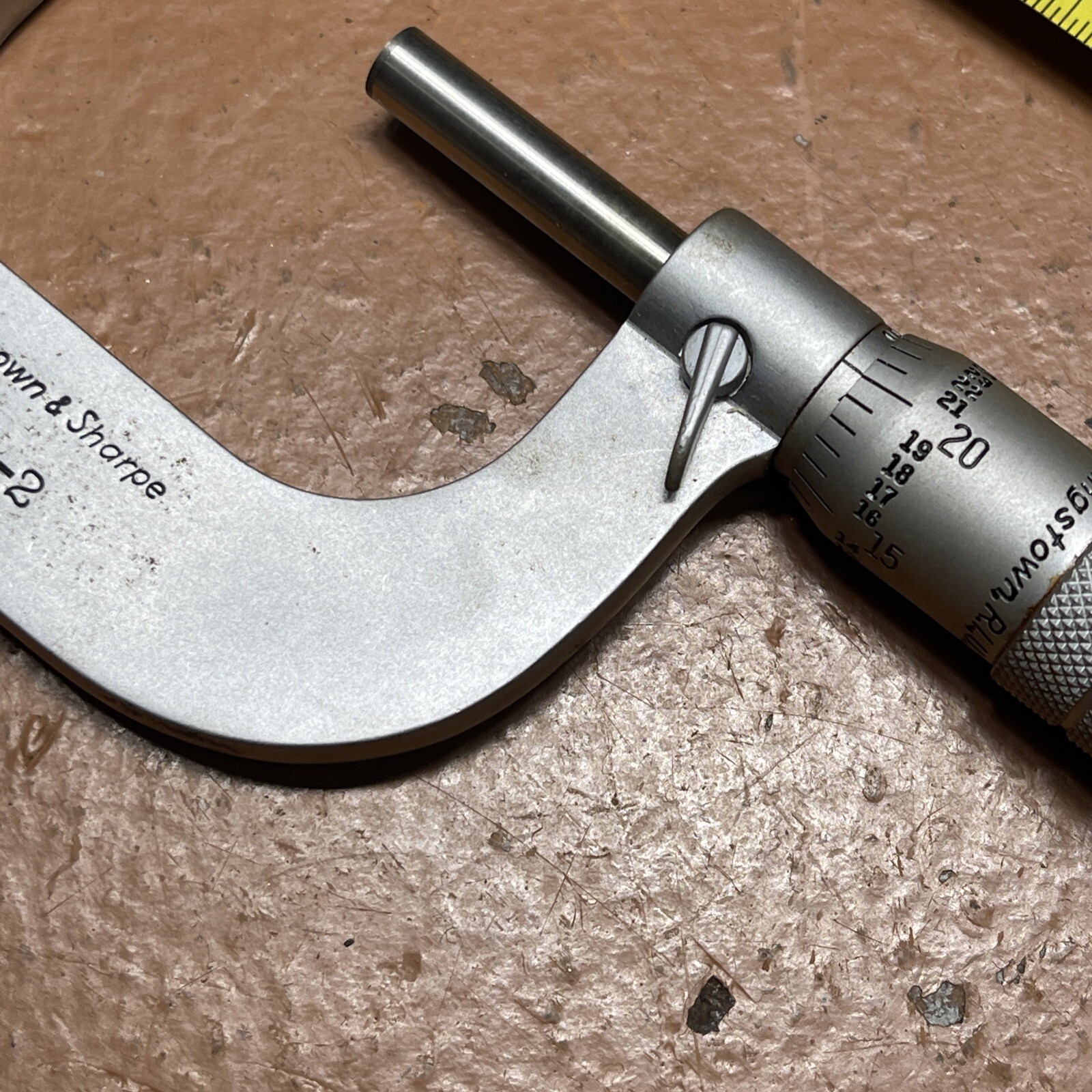 Brown & Sharpe USA 1 – 2 In Outside Micrometer – .0001″ Graduation 1” – 2”