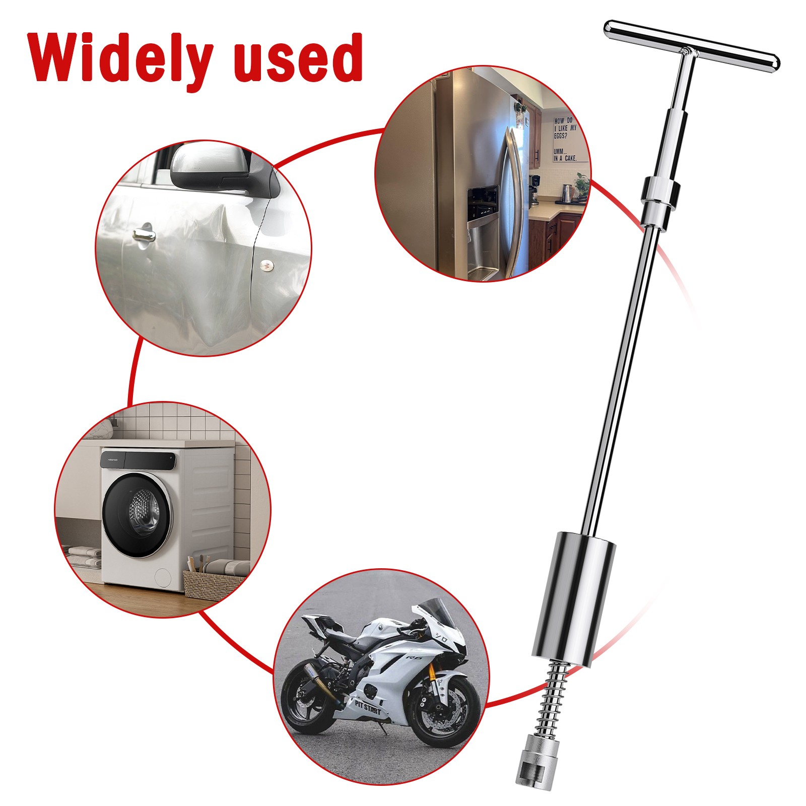 PDR Car Body Dent Puller Kit Auto Body Repair Tools Paintless Hail Remover New