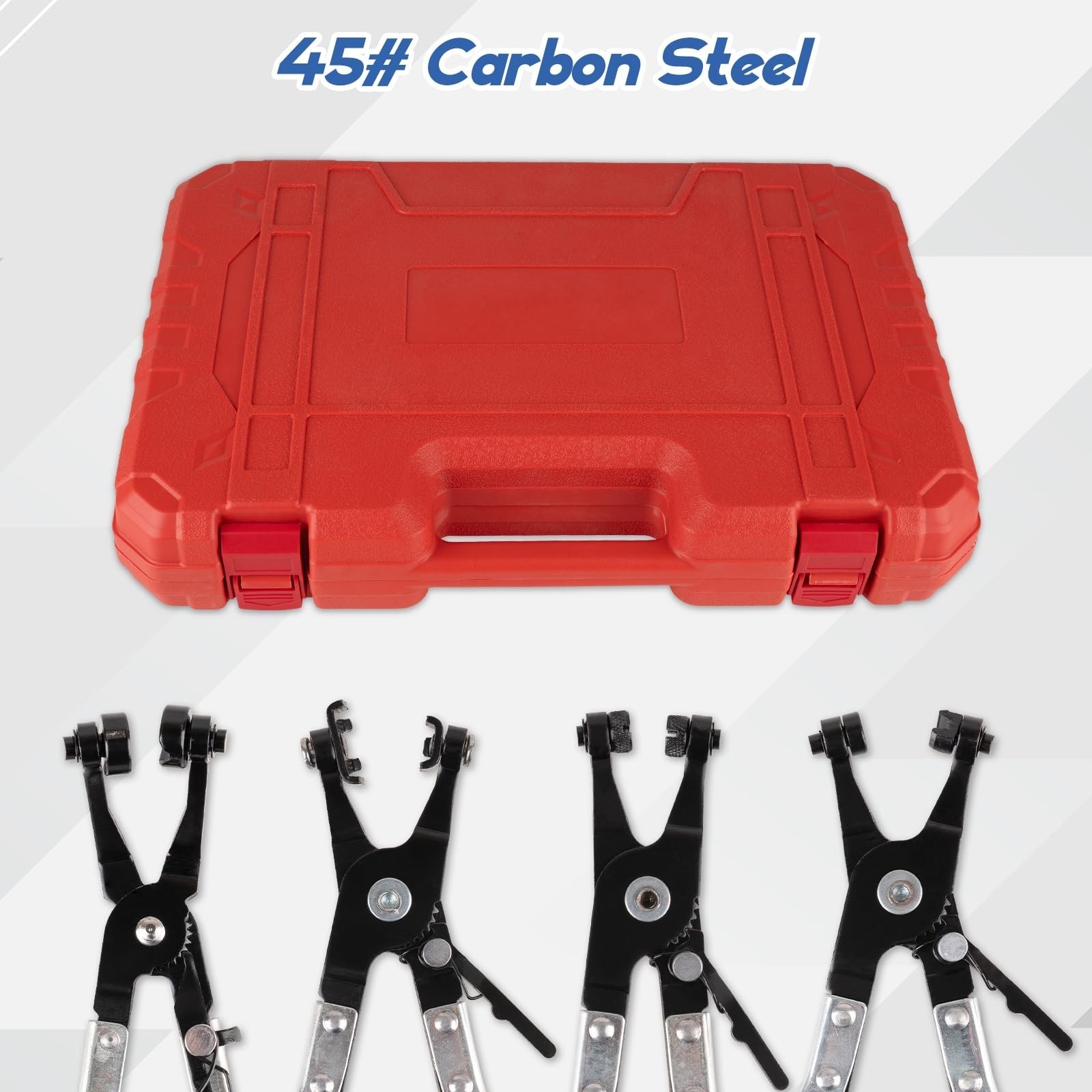 9Pc Hose Clamp Clip Remover Pliers Long Reach Kit Fuel Water Hose Tool USA