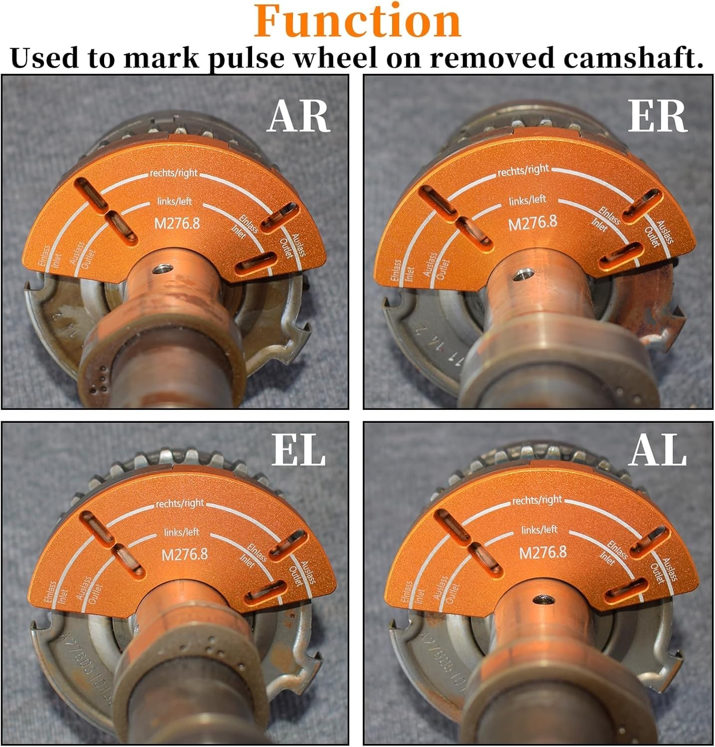 Camshaft Adjuster Tool Kit 4 Pcs, Compatible with Benz M152, M276.8, M276.9, …