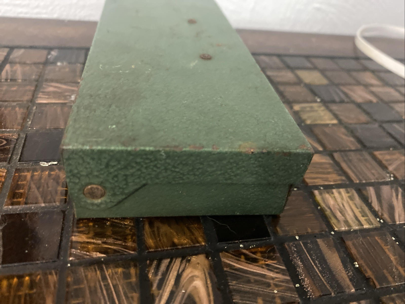 Vintage S-K Tools 1/4” Drive Metal Case Made in USA Chicago IL 7”x2 13/16×1 1/8”
