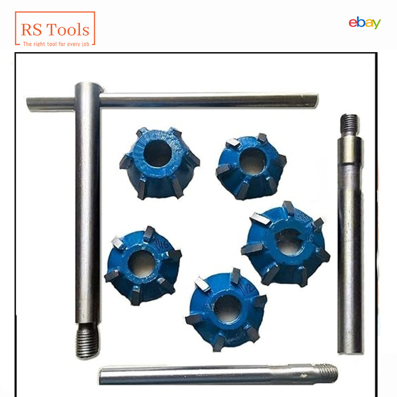 Carbide Tipped Valve Seat Face Cutter Set Of 5 Pcs Kit Cutters Tip RSTOOLS