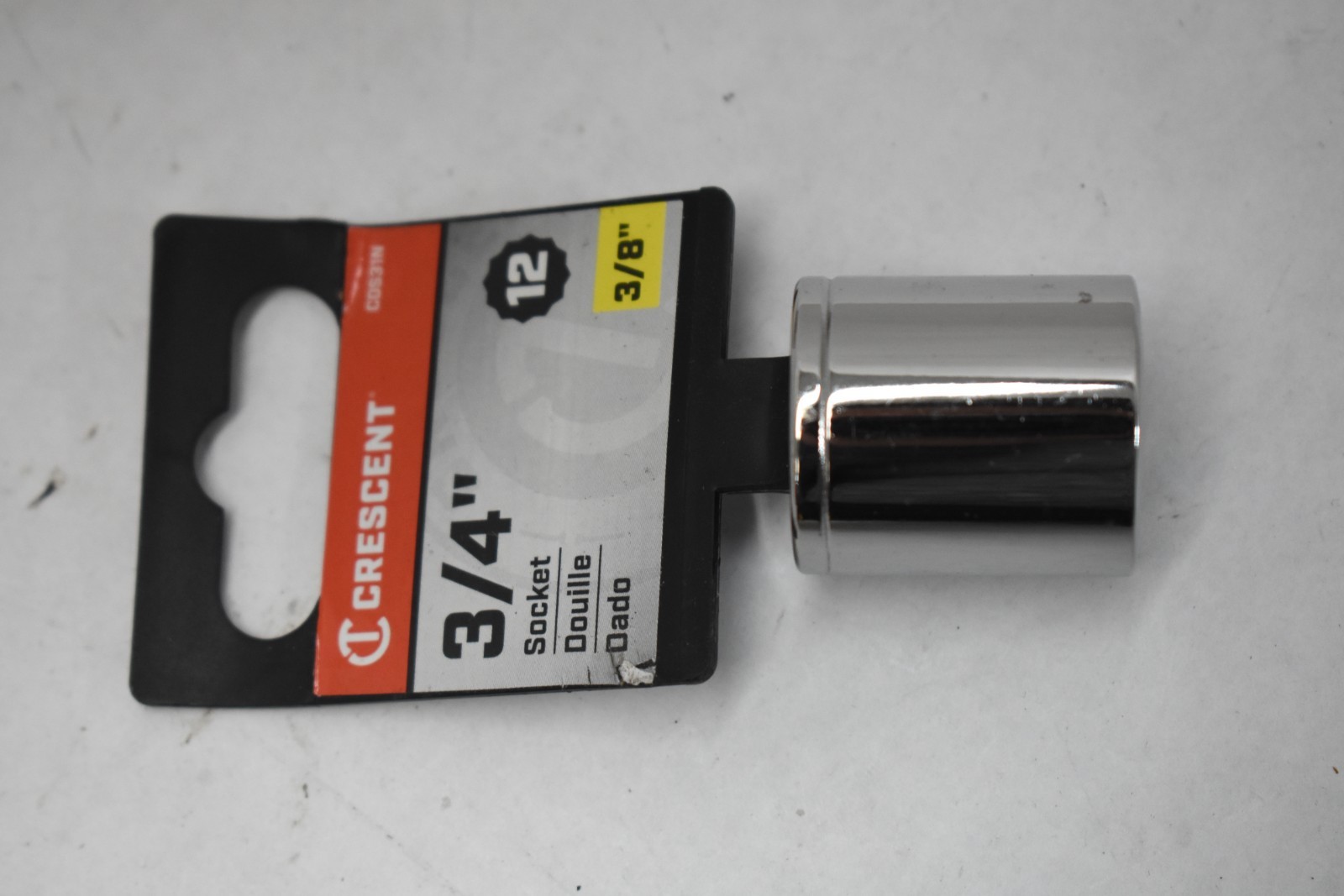 Crescent 3/8″ Drive 12 Point Standard SAE Steel Socket CDS31N