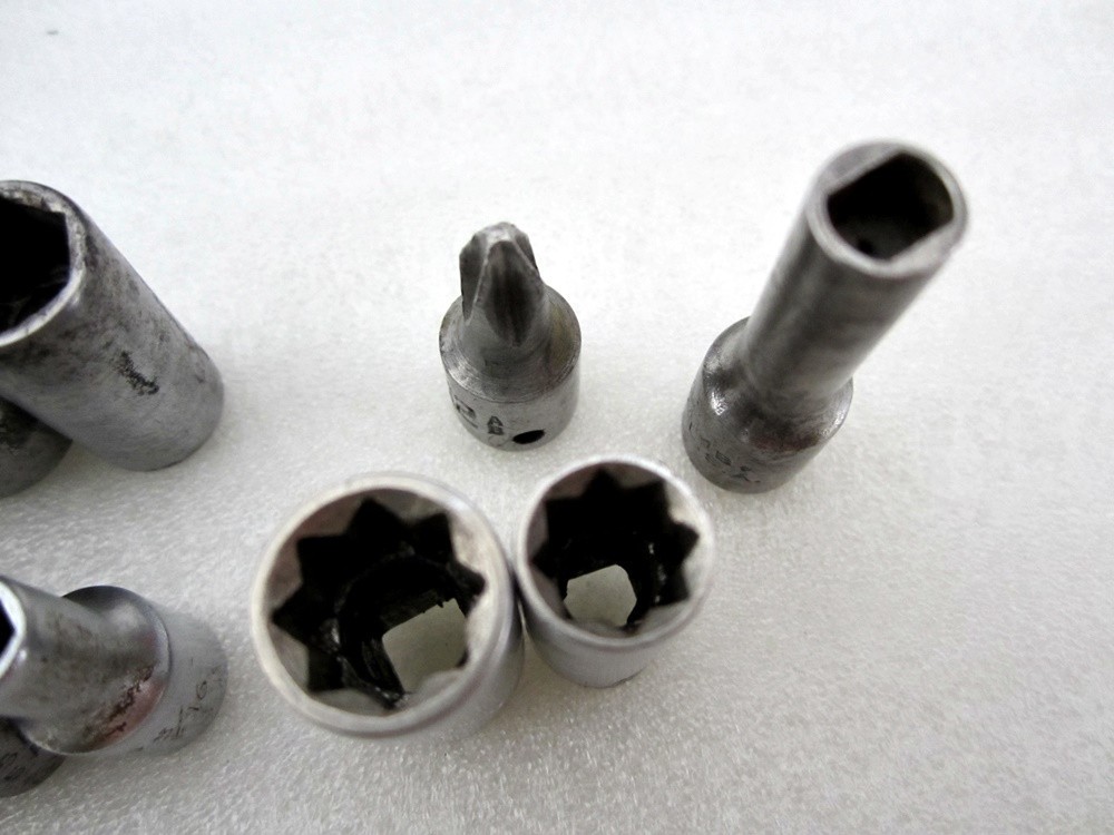 Vintage Plomb 1/4″ Drive SAE Socket Set Sliding T & Case Made in USA