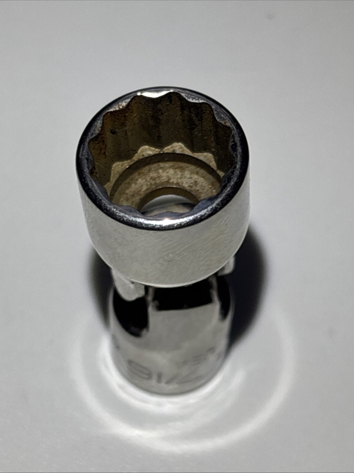 Snap On 1/4” Dr 7/16” 12 Point Shallow Swivel Socket TMU141A 🇺🇸