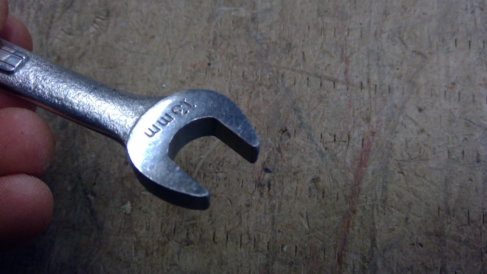 Vintage Craftsman Tools 15mm X 13mm Metric double open wrench -V- 44507 USA