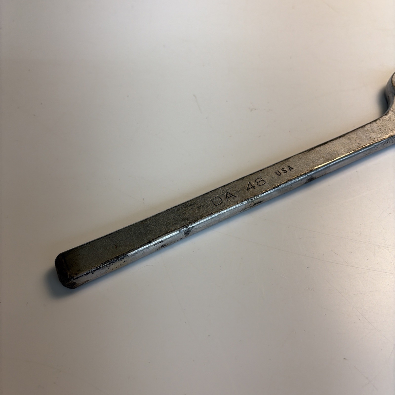 Vintage Mac Tools DA48 1 1/2 Open End Wrench Cut Down Modified USA