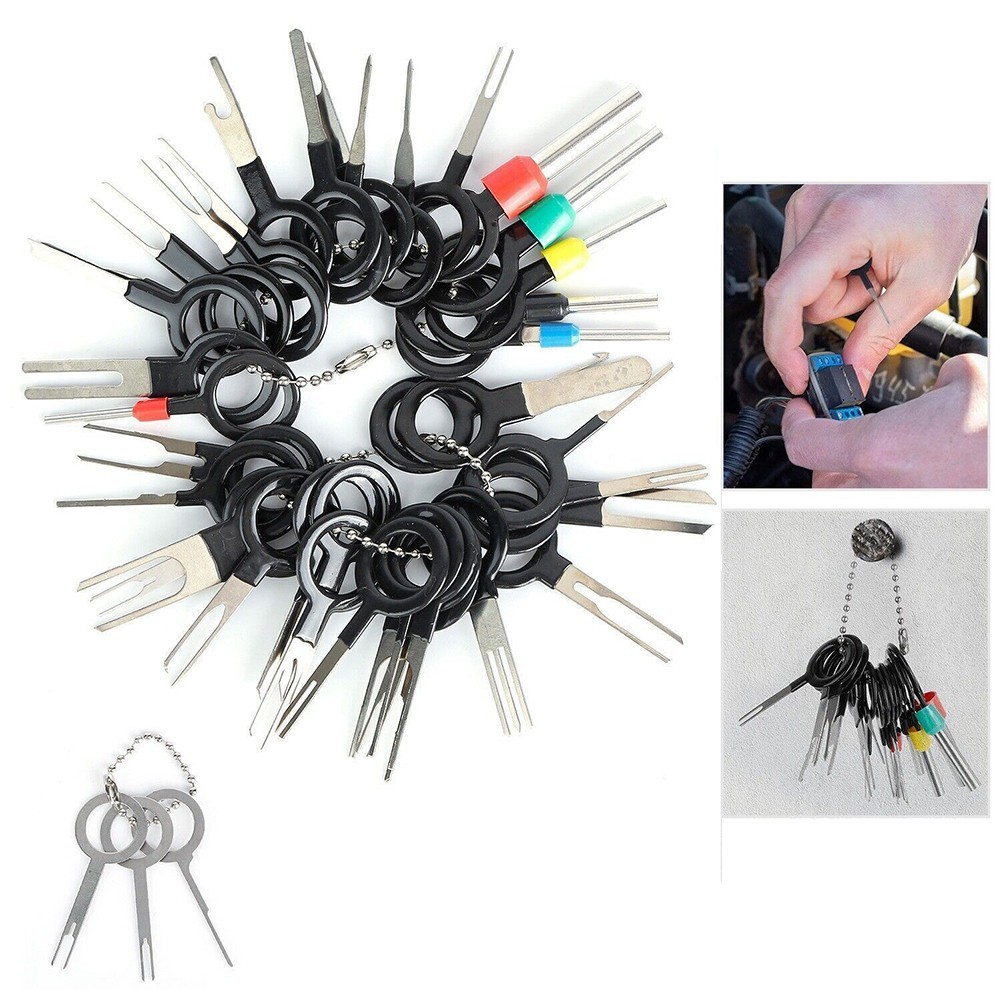 Premium Stainless Steel Wire Terminal Extraction Tool Set 41PC Kit for Cars
