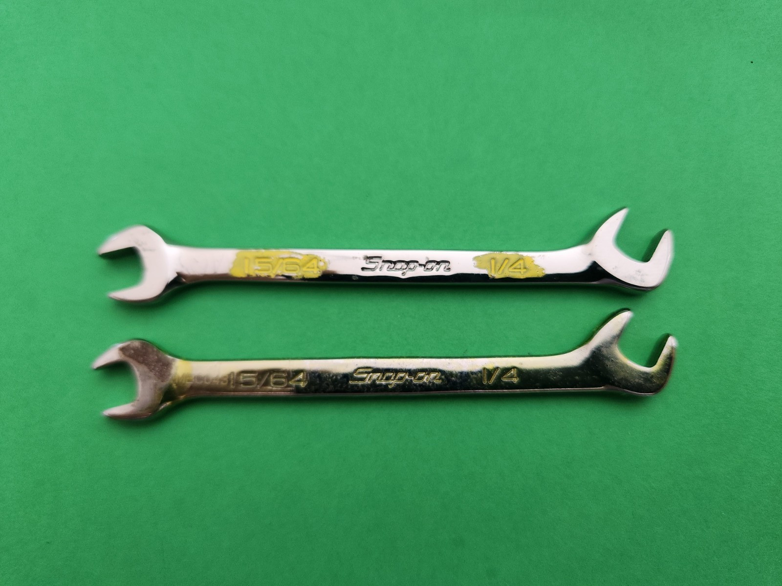 1 pc. Snap-on DS1516A Offset Angle Open End 15/64 x 1/4″ Ignition Wrench