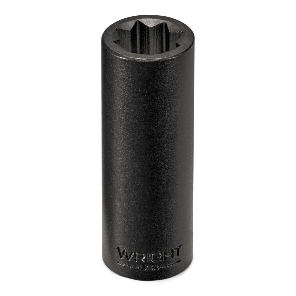 1/2″ Drive (Double Square) Deep Impact Socket 8 Point – Wright Tool