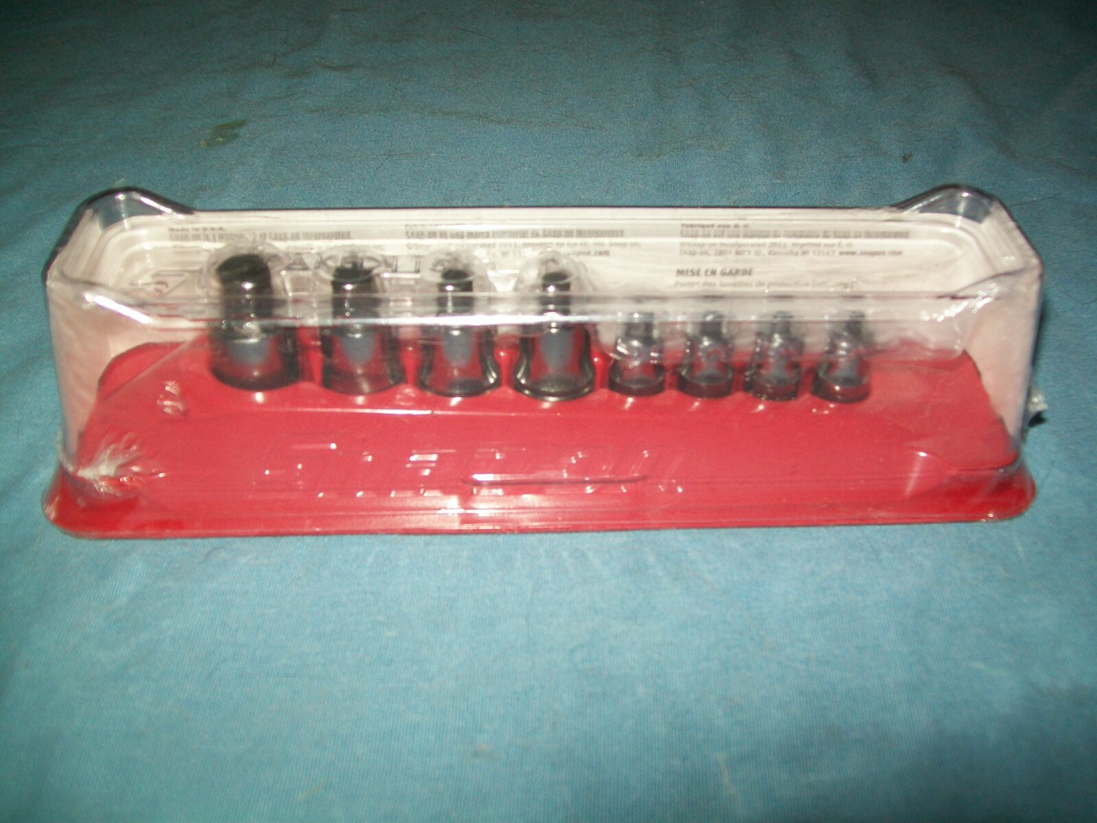 NEW Snap-on™ 1/4″ 3/8″ dr Stubby SAE Hex Socket driver Set 208EFTAXSY Sealed