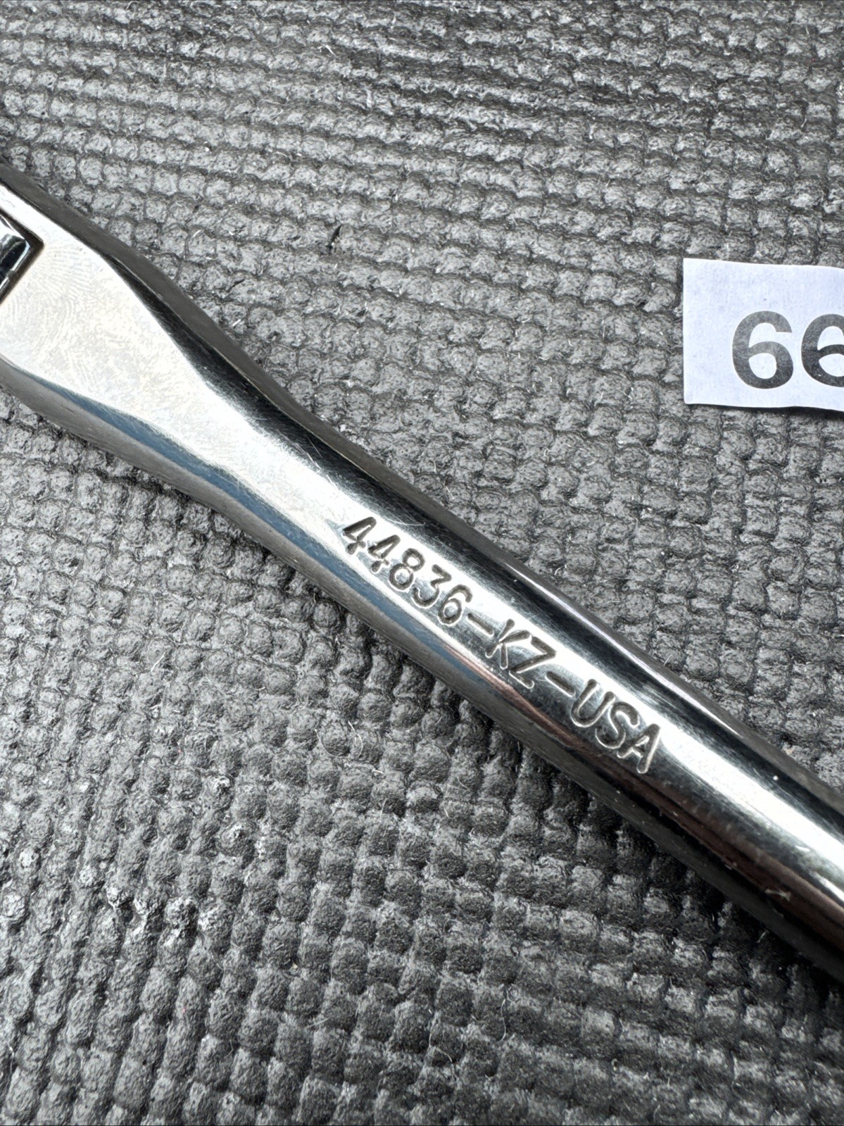 Sears Craftsman USA 3/8” Black Ergo Handle Flex Head Ratchet 44836 Fresh Rebuild