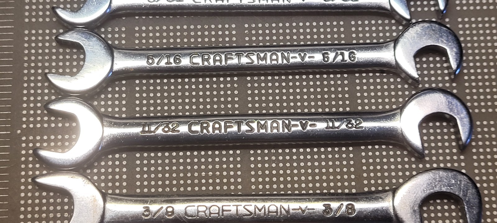 Sears Craftsman Tools USA 8 Piece Open Ignition Wrench Set 4306