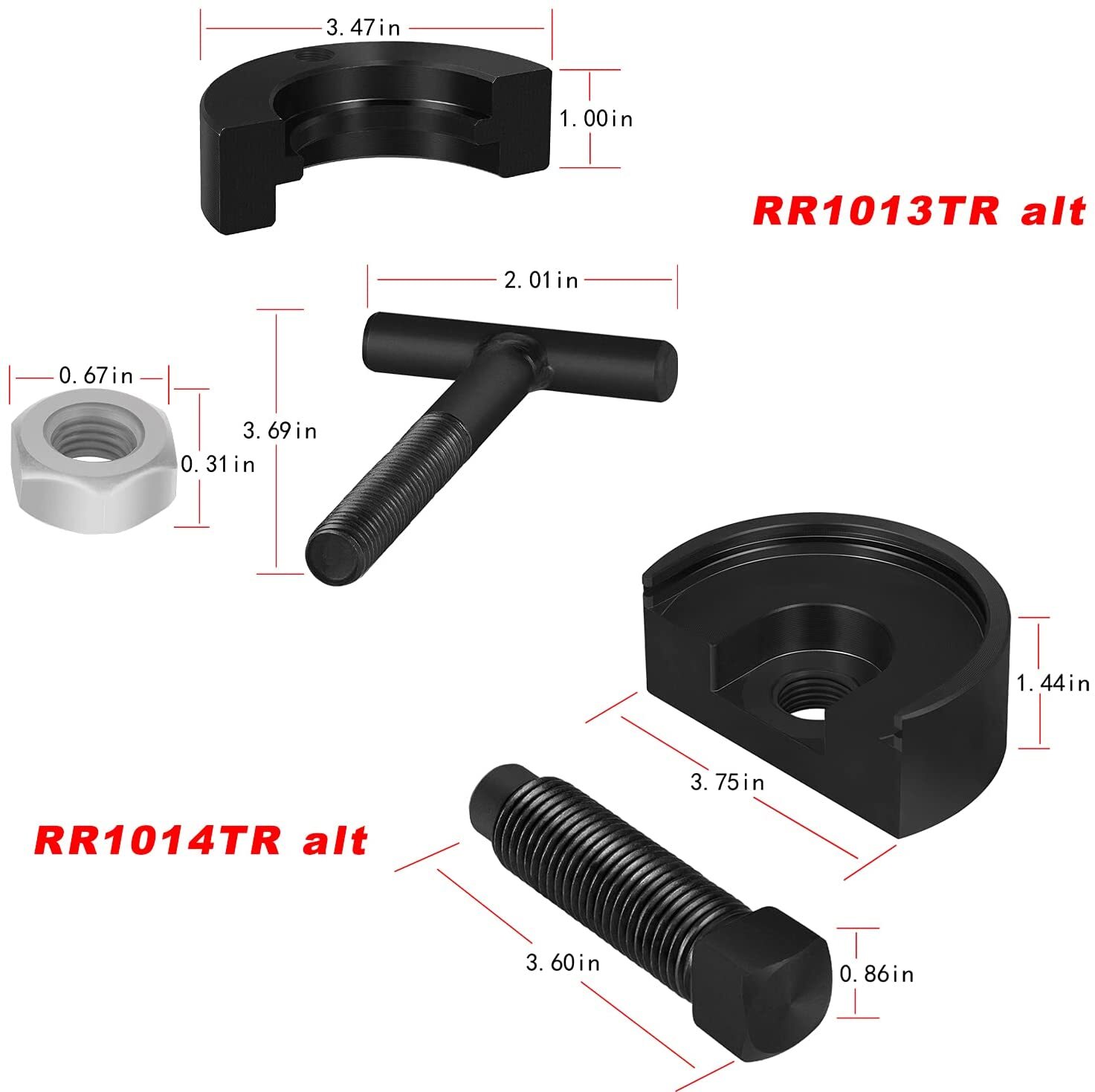 RR1014TR RR1013TR Eaton Fuller Countershaft Front Bearing Remover Support Tool