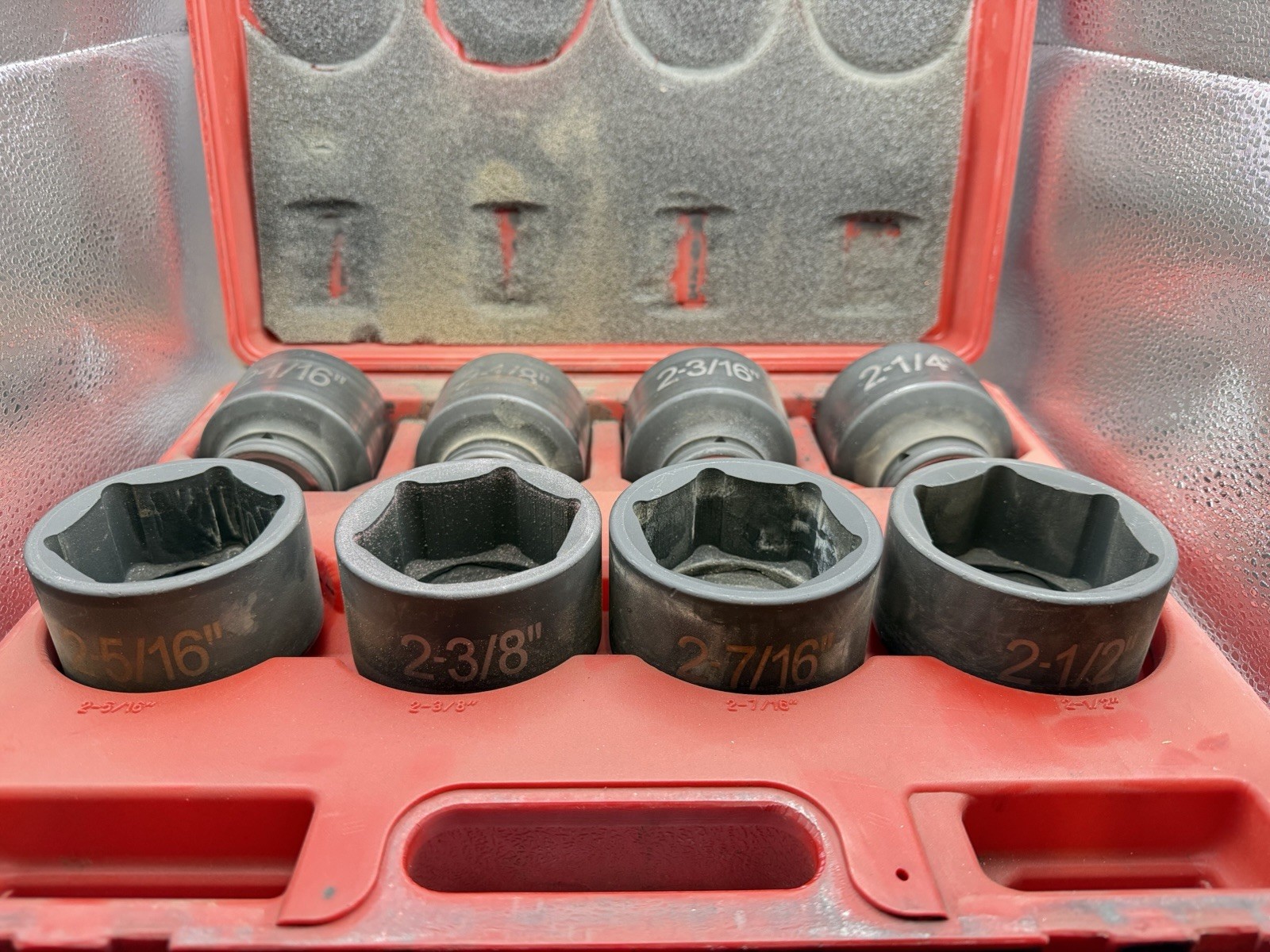8 Pc Large ATD Impact Socket ATD-6401 3/4″ Dr. SAE 2-1/16″ to 2-1/2″ 6 Point