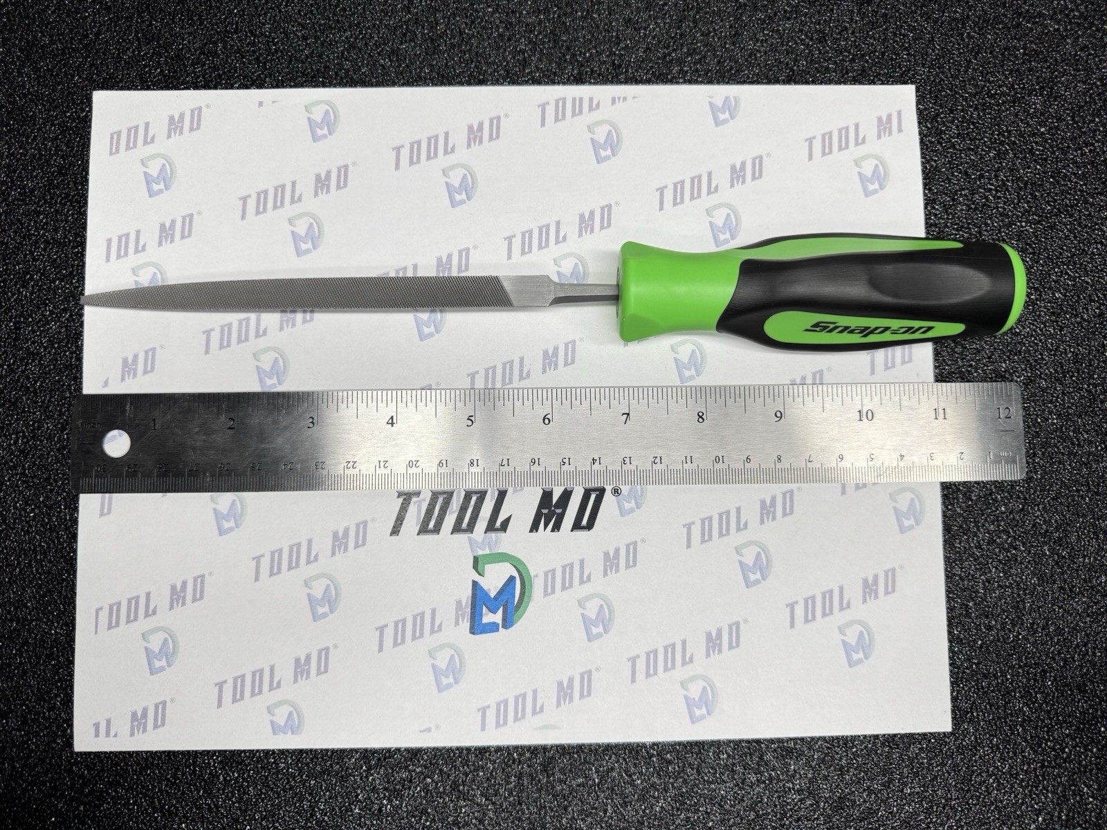 Snap-on Tools NEW GREEN Soft Grip Three Square Triangle Blade File SGHF614B 6T