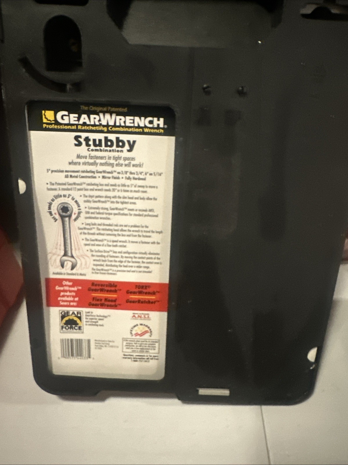 GearWrench 44033 Piece SAE Stubby Combination Ratcheting Wrench Set