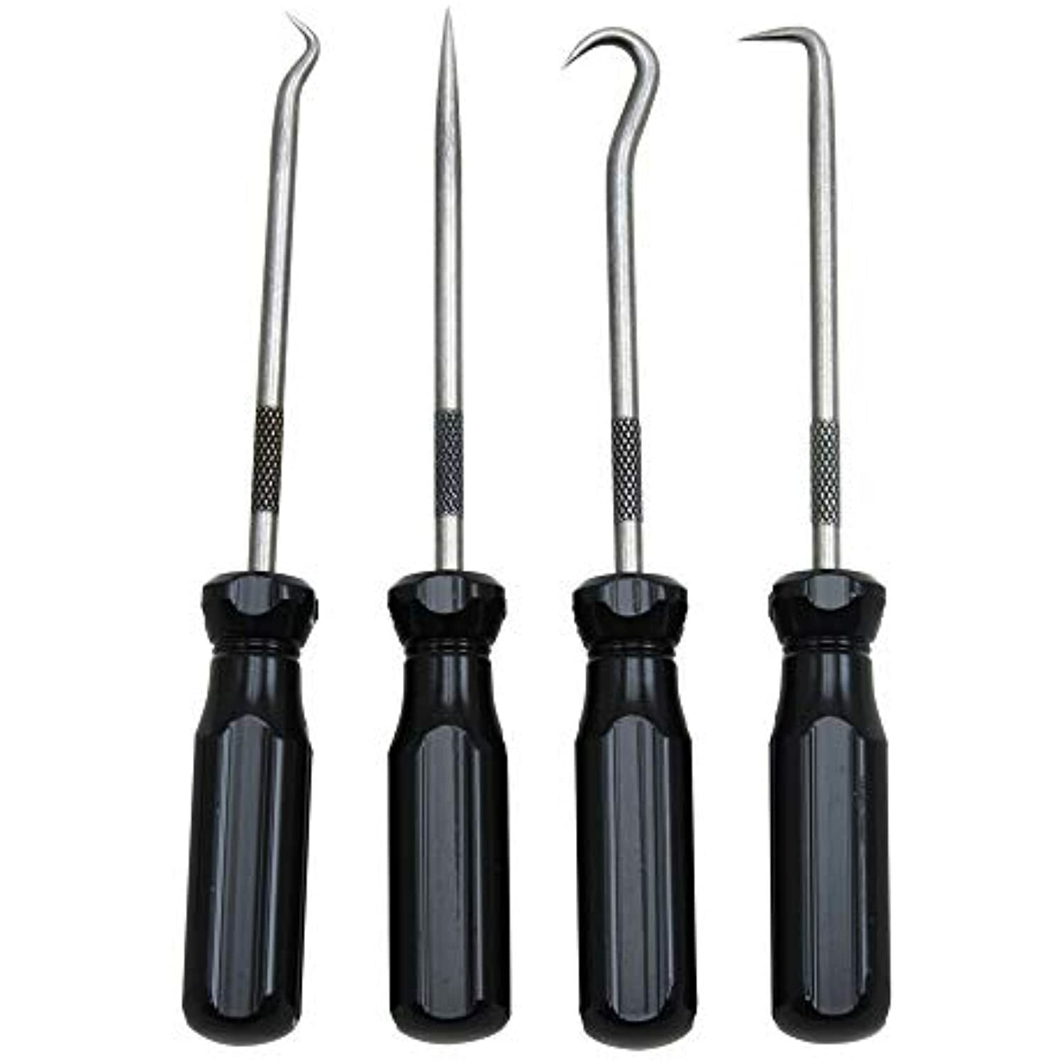 Pick and Hook Set, Steel, 5-1/16in.L, 4 pcs