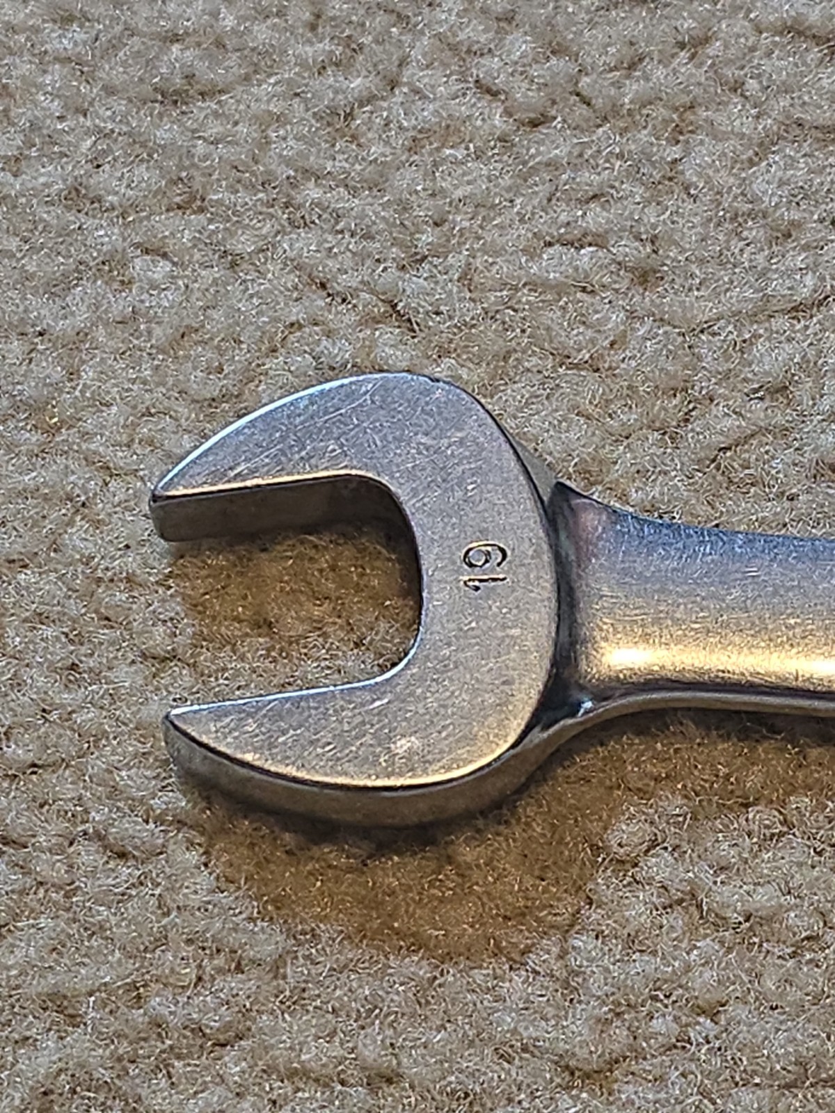 Snap On Combination Wrench 19MM Metric Flank Drive OEXM19-Used