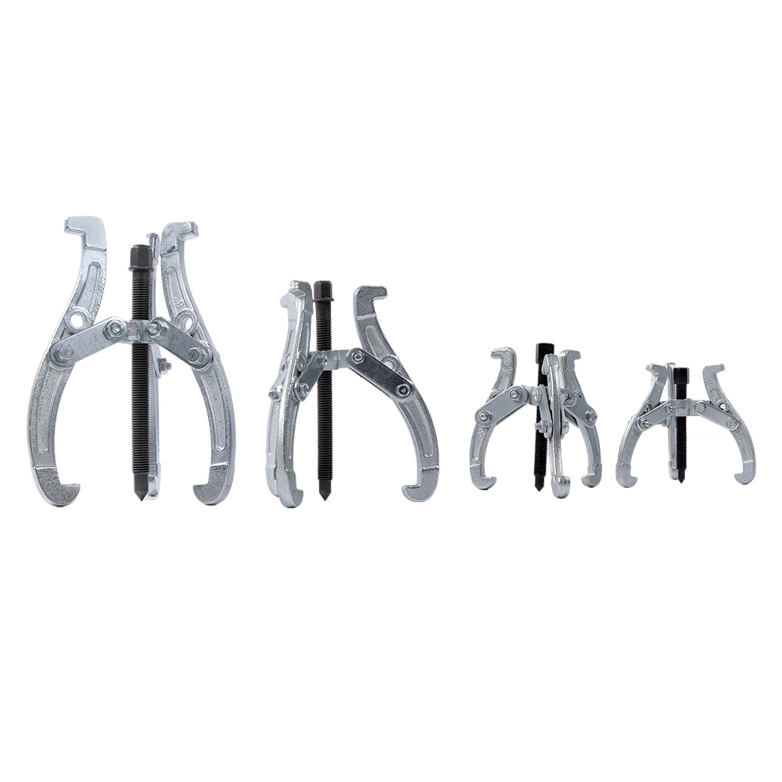 Labwork Gear Puller Set 3″ 4″ 6″ 8″ 3-Jaw Bearing Puller Wheel Gear Pulley 4 PCS