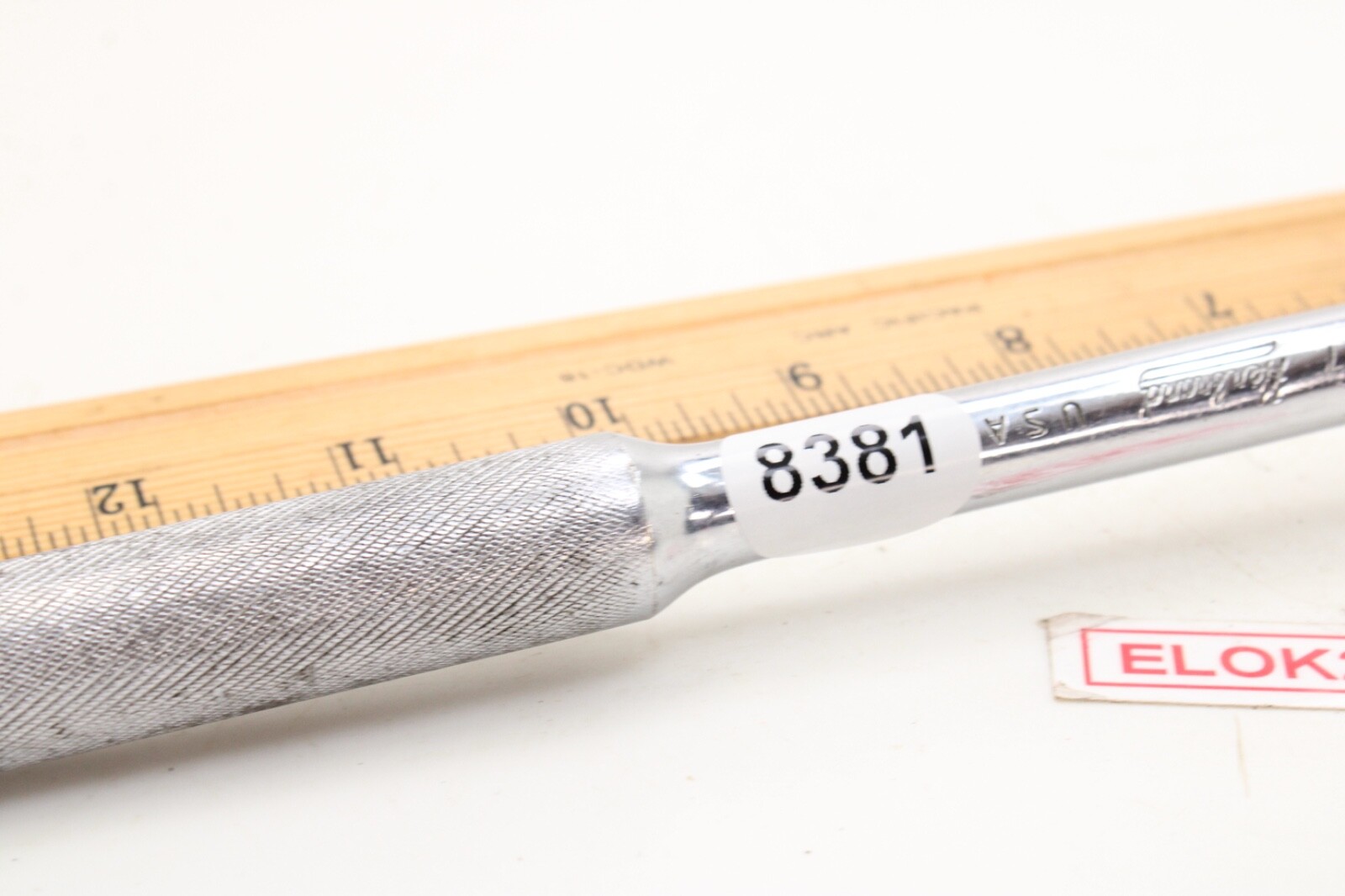 Herbrand S-7 1/2″ Drive 10″ Long Chrome Knurled Handle Ratchet USA