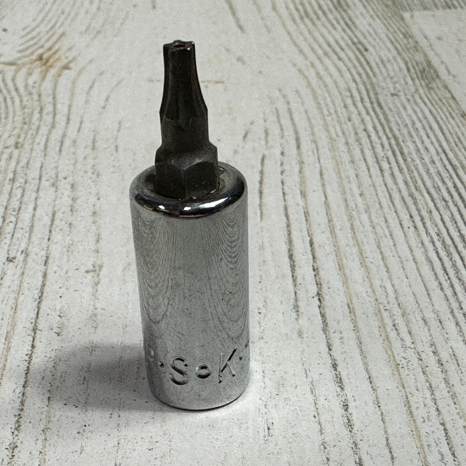 SK Tool 1/4″ Drive Torx Socket Bit Driver 45315 T15P Free Ship New Old Stock