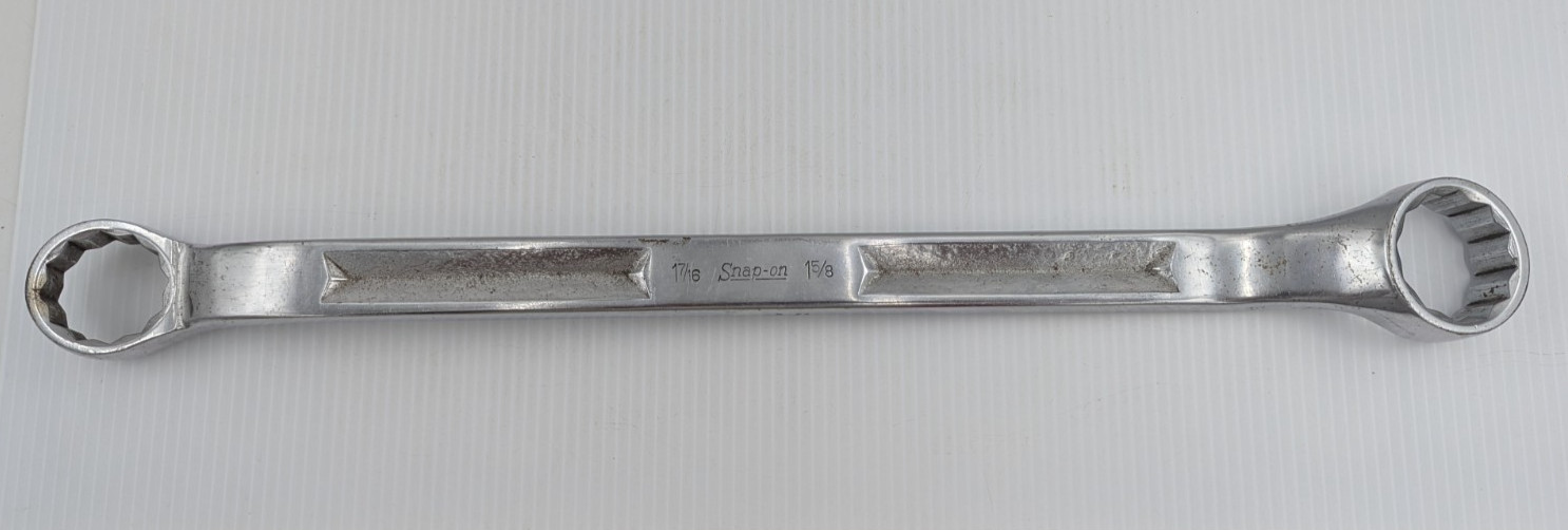 Snap-on SAE 1-7/16″ x 1-5/8″ 12 Point Offset Box Wrench XV4652
