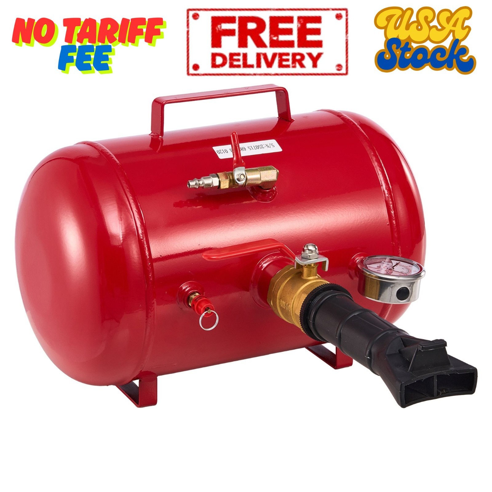 5 Gallon Air Tire Bead Seater, Heavy-Duty Tire Seating Tool, 87-116 PSI Operatin