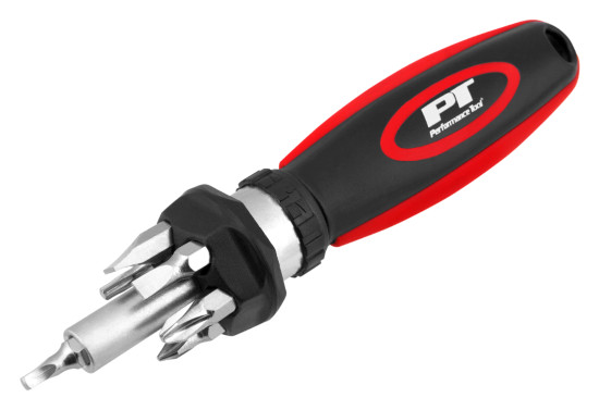Performance Tool 20149 Ratcheting Screwdriver Wilmar with Ergonomic Handle