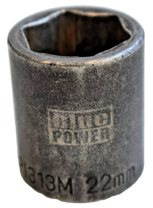 Cornwell Blue Power CBP1313M 22mm Metric Shallow Impact Socket 1/2 Drive 6 point