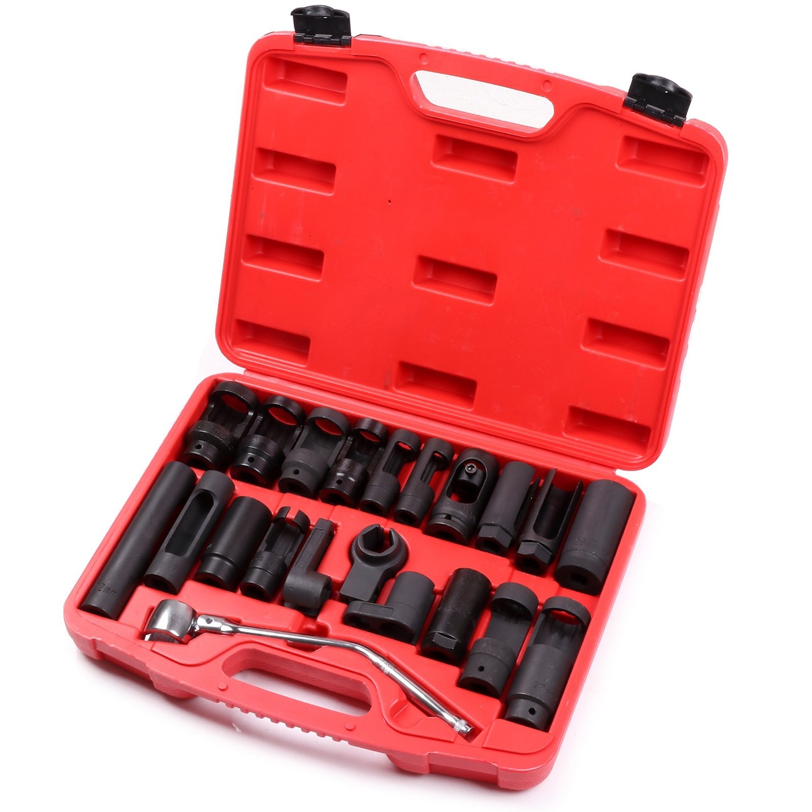 21Pc Oxygen Sensor CRV Sockets Automotive Vacuum Switch Sending Off Set Wrench